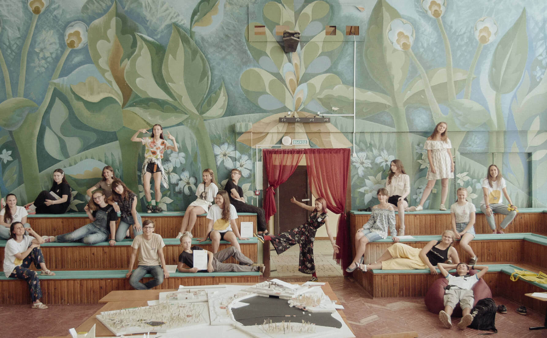 Гусь-Хрустальный, школа архитектуры, июль 2019